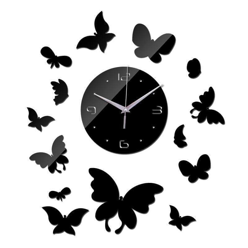 Butterfly Decoration Dining Room Wall Clocks
