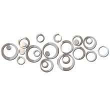 Ring Real Mirror Wall Decor Stickers Aesthetic Bedroom