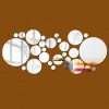Round Mirror Acrylic Wall Stickers Aesthetic Room Decor
