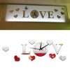 Love 3d Wall Clocks for Dining Room