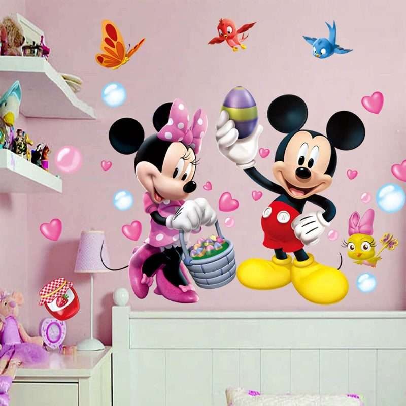 Mickey Minnie Mouse Birds Wall Decor Disney