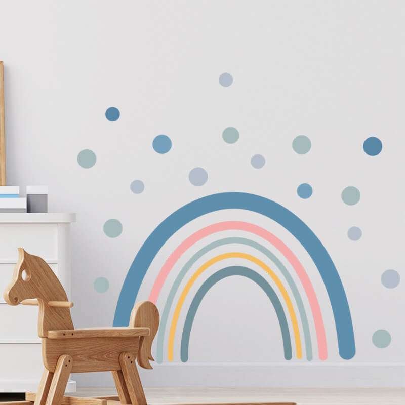 Rainbow Decal for Kids Room